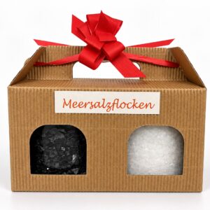 Geschenkbox Flocken Negro/Blanco